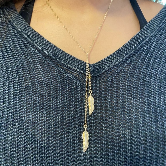Leaf necklace - Picture 1 of 2